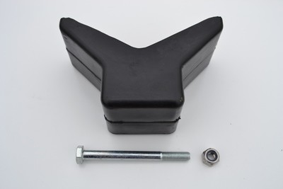 Boat trailer rubber bow stop