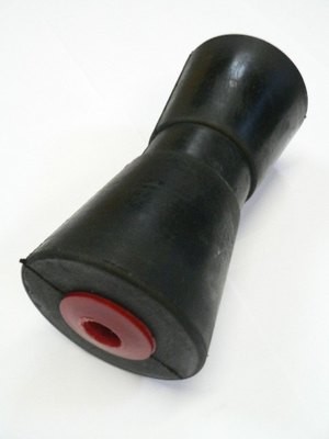 195mm Nylon bushed rubber V keel roller