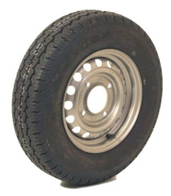 175 R 13 (4 x 5.5 inch pcd) trailer wheel and tyre