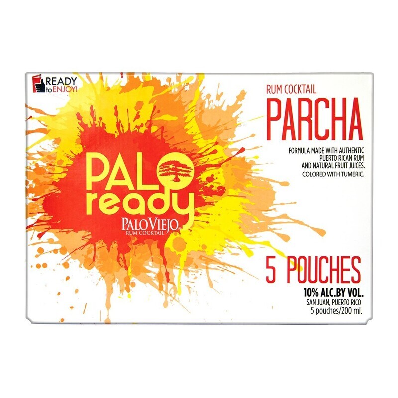 Palo Ready Parcha (Passion Fruit) caja de 5 Unidades + Shipping Incluido