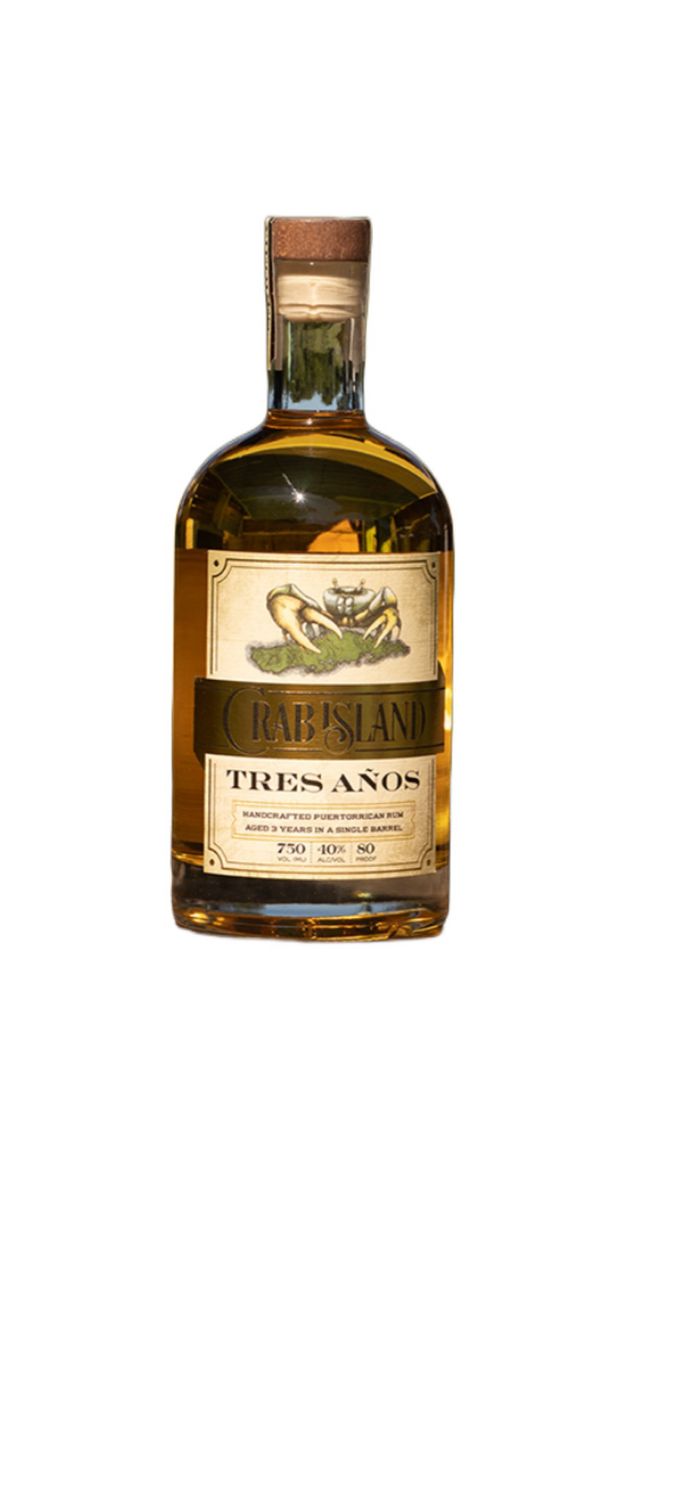 1 Crab Island Tres Años Rum + Shipping Incluido
