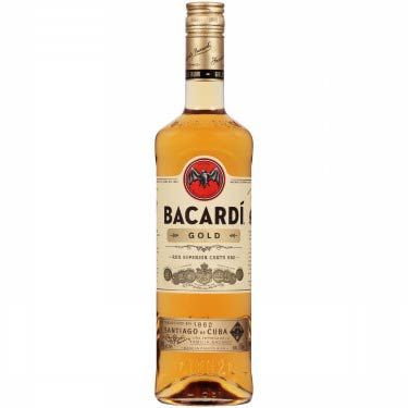 Bacardi oro 750ml + Shipping Incluido