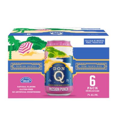 2 x DON Q PASSION FRUIT COCKTAIL 6PK 12OZ + Shipping Incluido