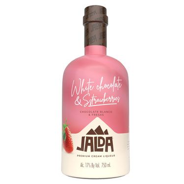 JALDA PREMIUM white chocolate and strawberries, 750 ML + Shipping Incluido