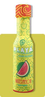 2 x Playa Ready To Drink Vodka With Watermelon, 6.8oz, 8.6%ABV