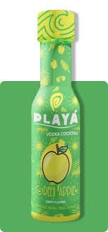 2 x Playa Ready To Drink Vodka With Green Apple, 6.8oz, 8.6%ABV