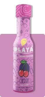 2 x Playa Ready To Drink Vodka With Cherry, 6.8oz, 8.6%ABV