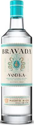Bravada Vodka Made in Puerto Rico 750 ML + Shipping Incluido