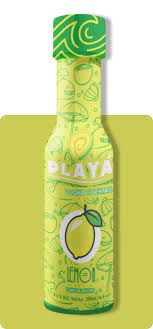 2 x Playa Ready To Drink Vodka With Lemon, 6.8oz, 8.6%ABV