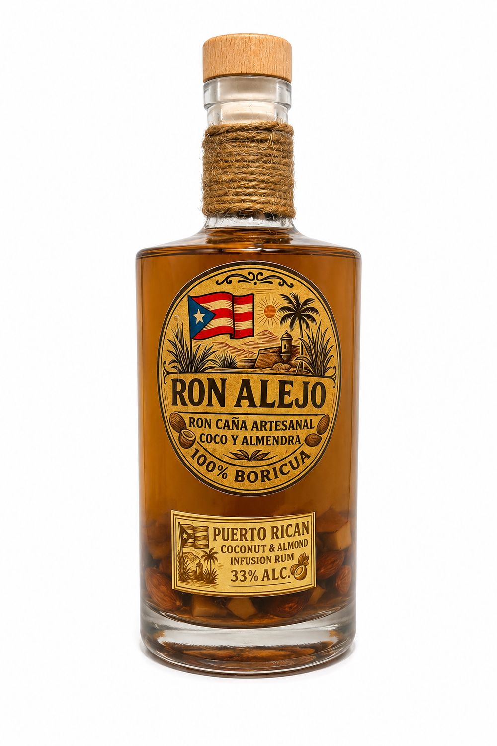 1 Caña Artesanal Coco y Almendras + Shipping Incluido