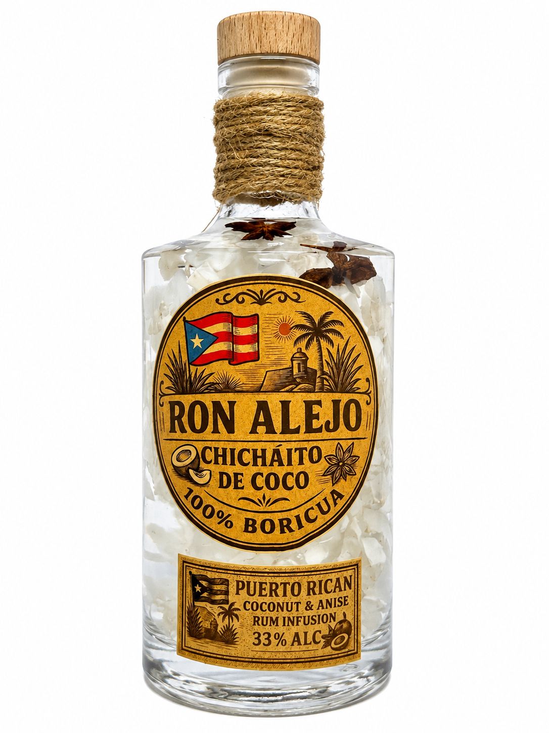 1 Caña Artesanal Chichaito de Coco + Shipping Incluido