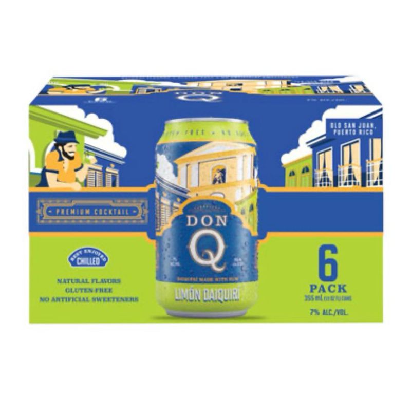 2 x DON Q DAIQUIRI 6PK 12OZ + Shipping Incluido