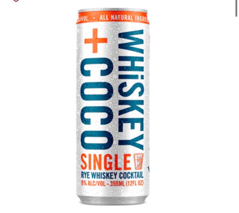 WhiCo Whiskey + Coco 4PK 12OZ + Shipping Incluido