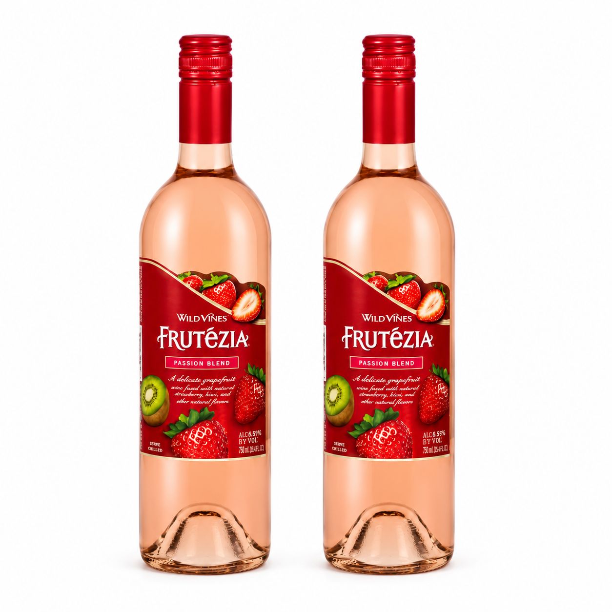 2 Botellas de Vino Frutezia (Kiwi/Strawberry) + Shipping Incluido