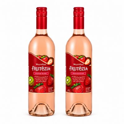 2 Botellas de Vino Frutezia (Kiwi/Strawberry) + Shipping Incluido