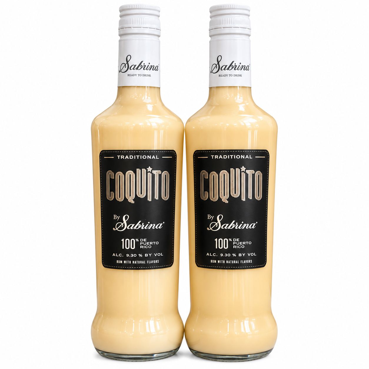 2 Botellas de Coquito Sabrina + Shipping Incluido