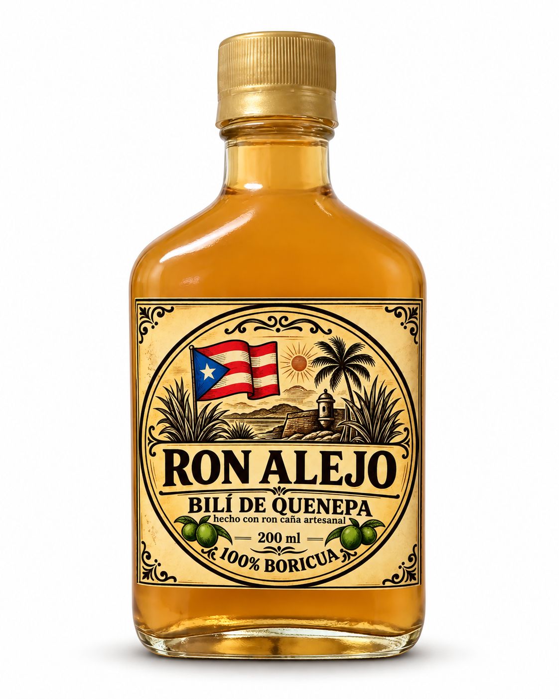 2 x Ka-nequitas de Caña Artesanal Bilí de Quenepa + Shipping Incluido