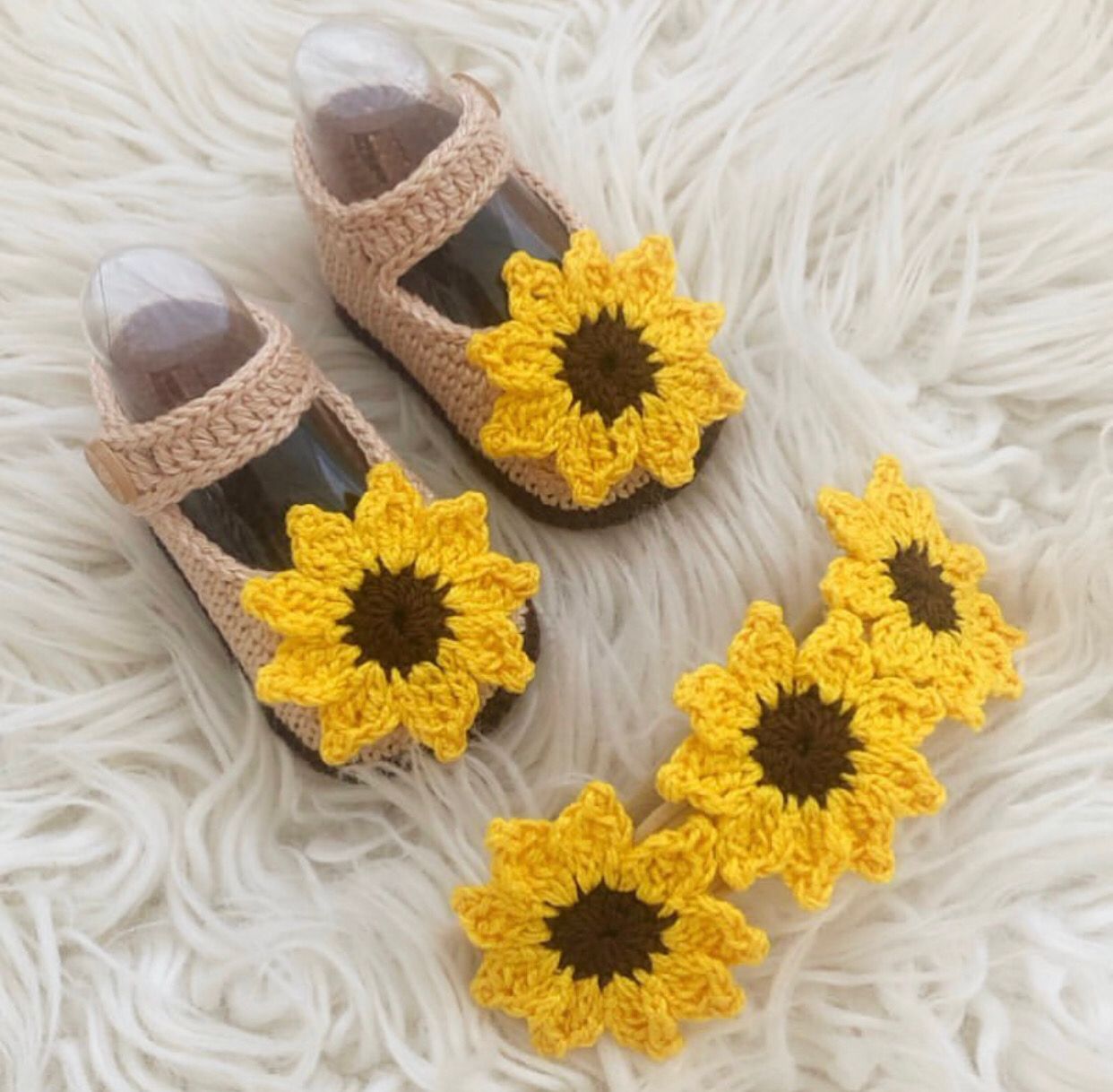 Set Zapatitos Sunflower