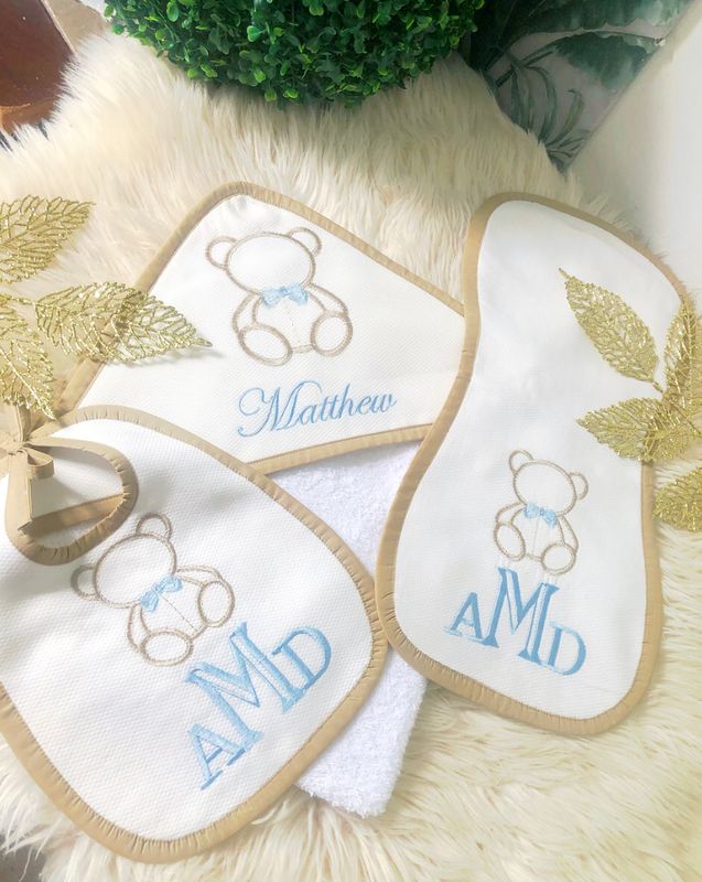 Set Toalla, Babero y Paño