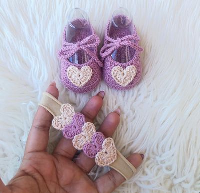 Zapatitos y Venda Corazón