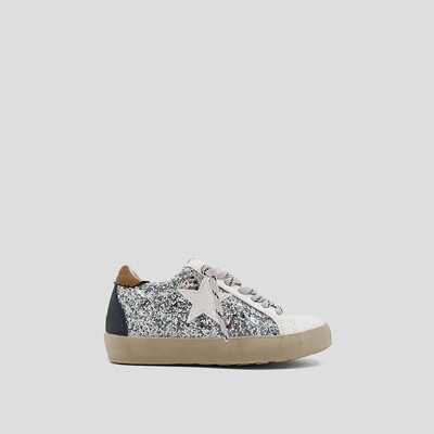 Paula Toddlers silver sparkle shoes
