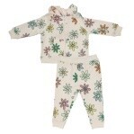 Hooded Jogger Set/Painted Daisies