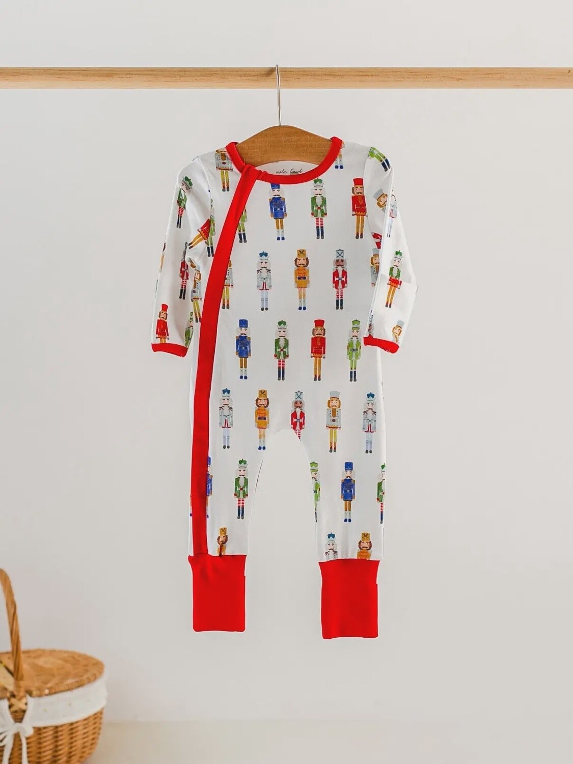 Nutty or Nice Organic Cotton Pajama Set/2 Way Zip