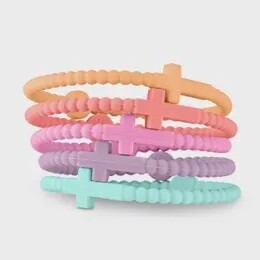 Silicone Jesus Cross Bracelets