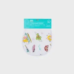 Tennessee Baby Floral 2-in-1 Burp Cloth and Bib