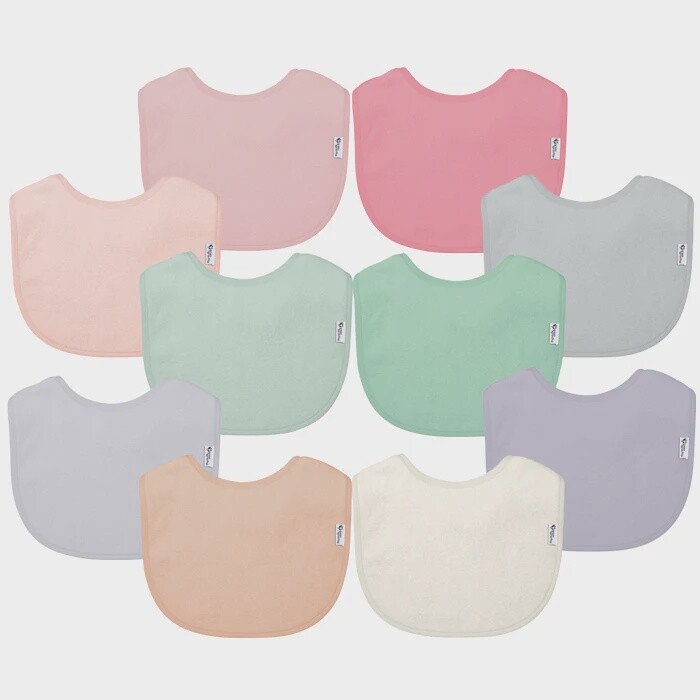 Rose Everyday Bibs 10pk