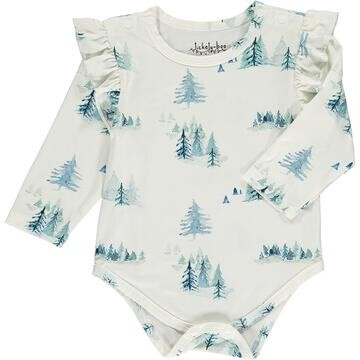 Blue Tree Frill Onesie
