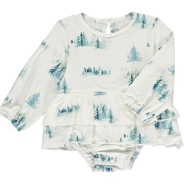 Blue Tree Onesie Dress