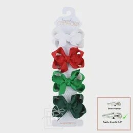 4 pk Small Bows Christmas