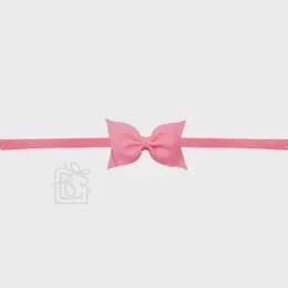 1/4” Headband w/ 2.5” Flat Sophia Bow