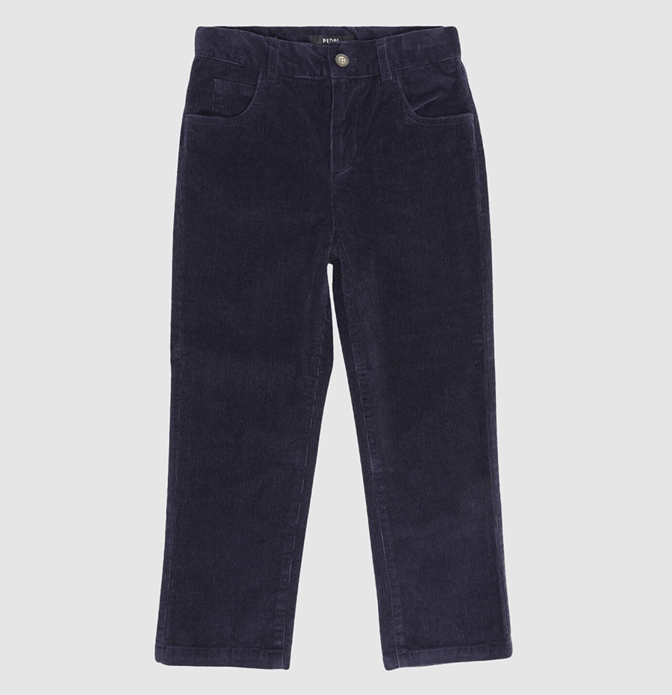 Navy Stretch Cord Pant