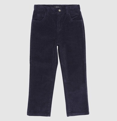 Navy Stretch Cord Pant