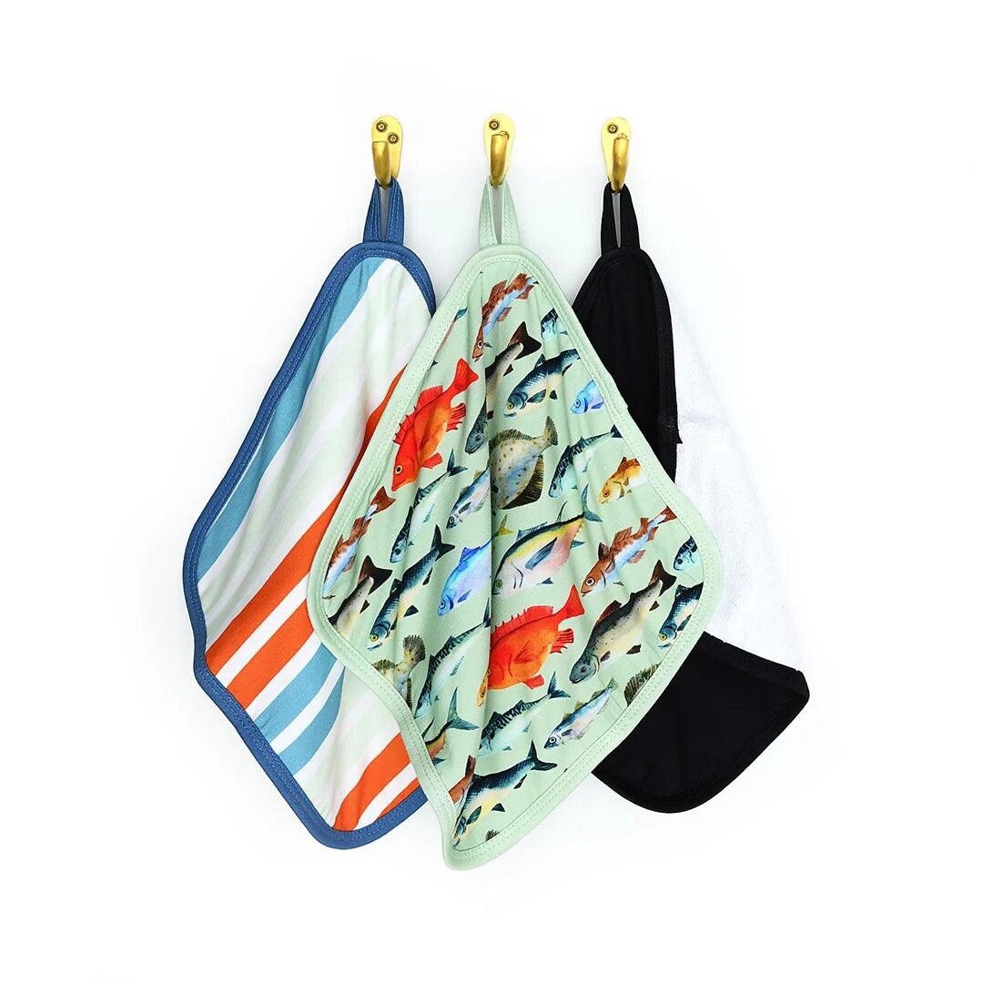 Tommy Plush Wash Cloth Set