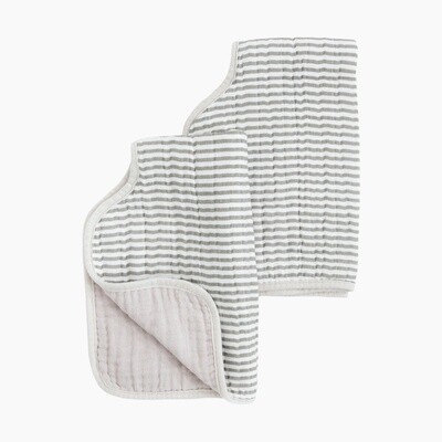 Striped Muslin Burp Cloth