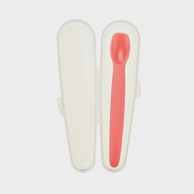 Silicone Baby Spoon with Carrying Case