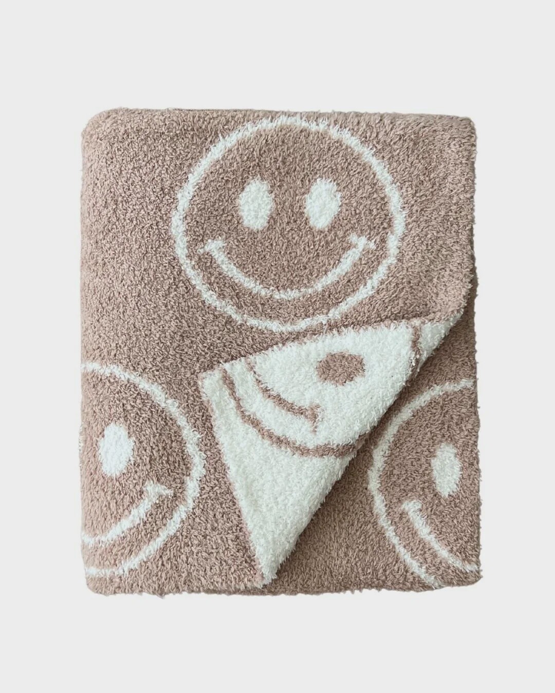 Tan Smiley Kids Blanket-30X40