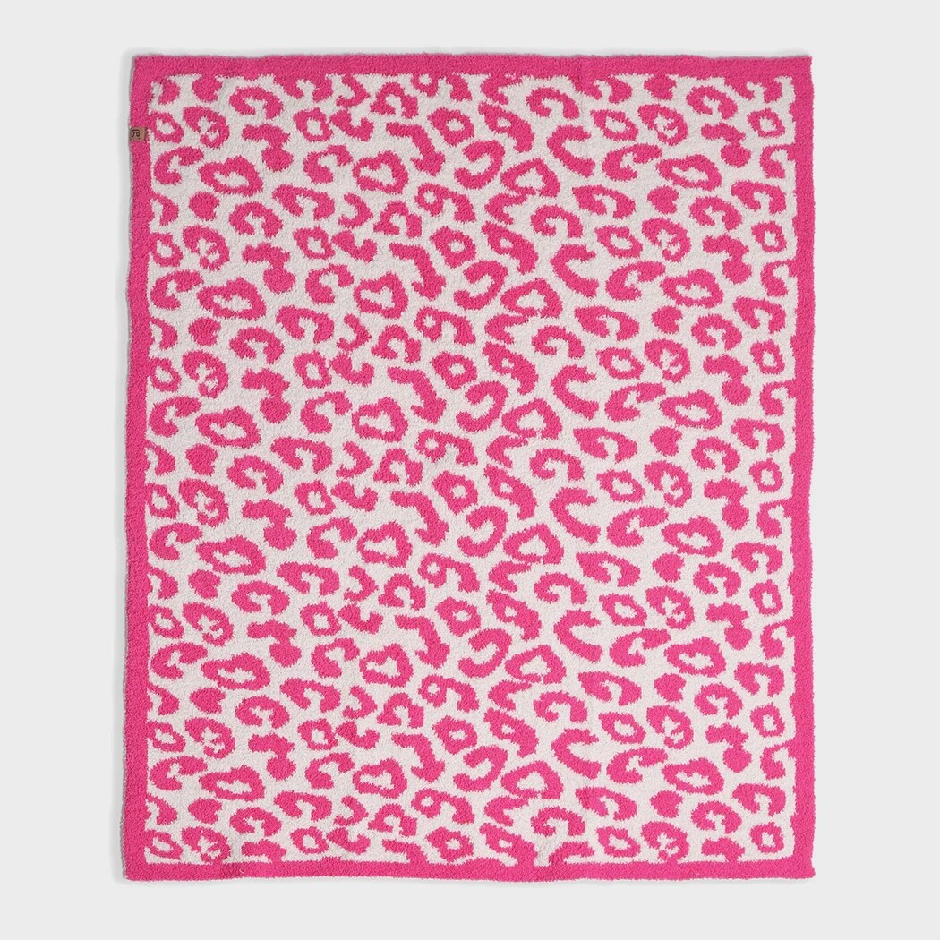 Pink Leopard Kids Blanket-29X35