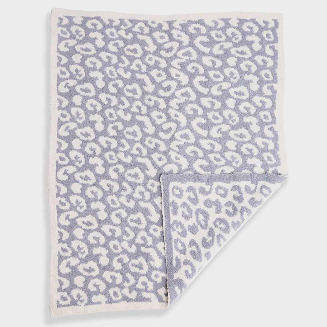 Purple Leopard Blanket-29X35