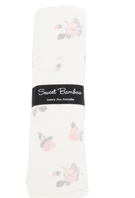 Swaddle - Roses White