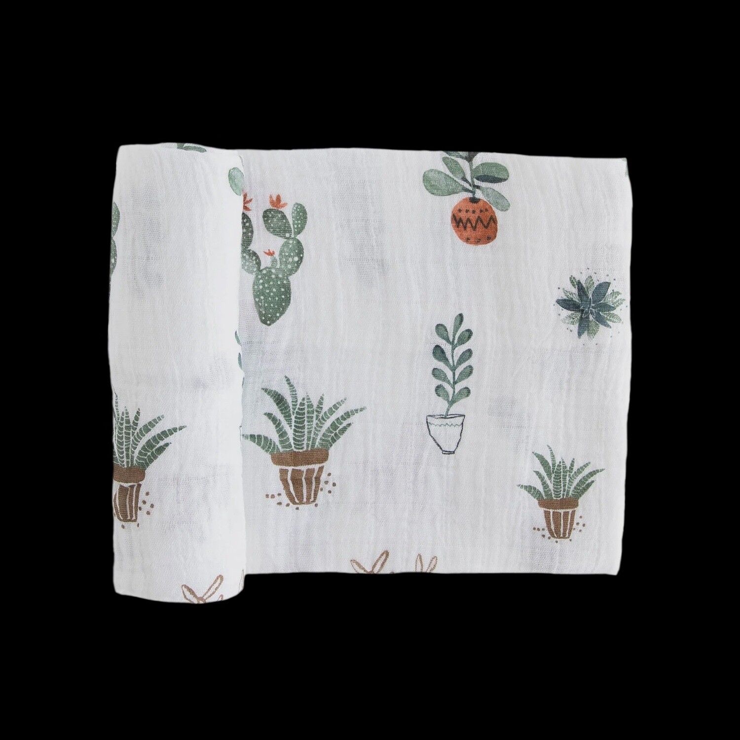 Succulent Swaddle Blanket