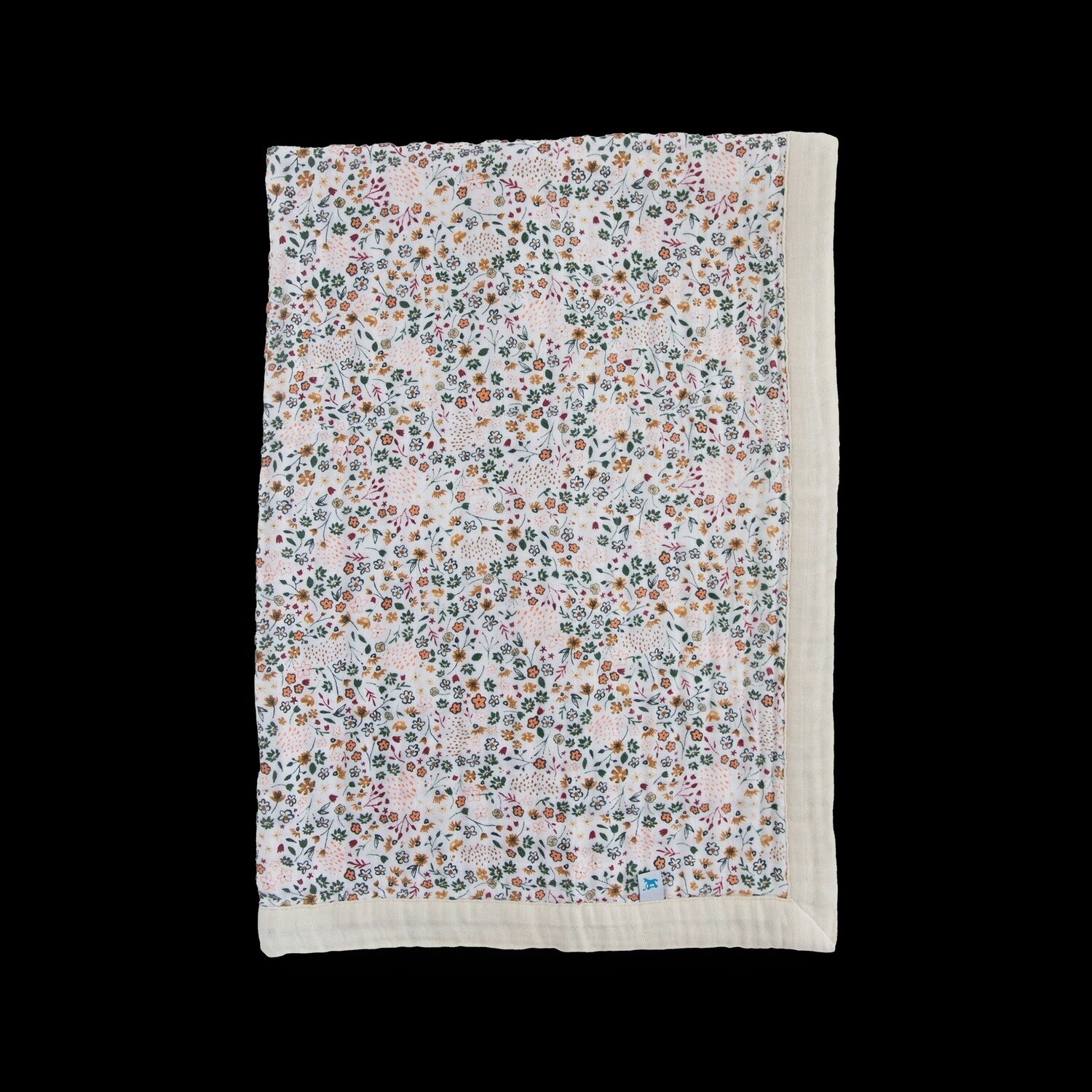 Pressed Petals Muslin Baby Quilt