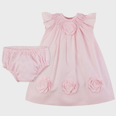 Classic Pink Dress/Cut Out Flowers