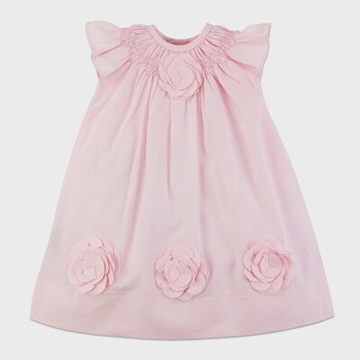 Classic Pink Dress/Cut Out Flowers