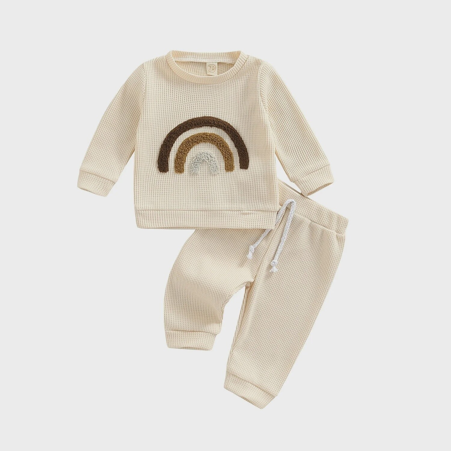 Tan Rainbow 2pc Set