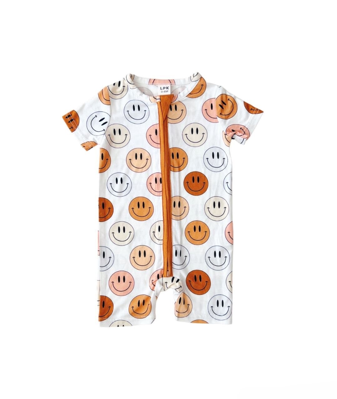 Smiley Bamboo Short Romper