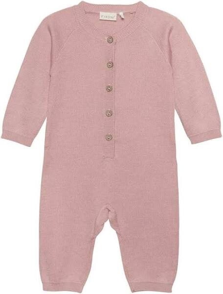 Romper LS Knit/Misty Rose